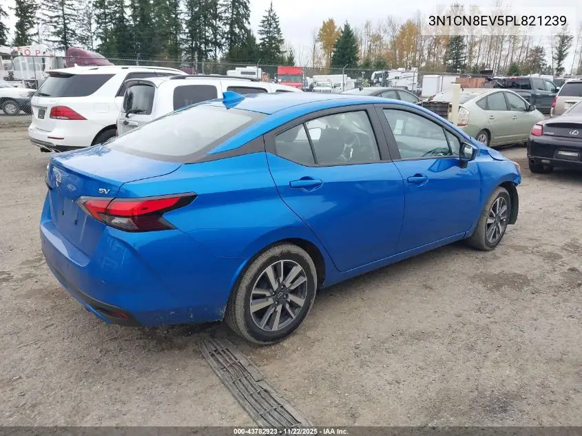 3N1CN8EV5PL821239 2023 Nissan Versa 1.6 Sv Xtronic Cvt