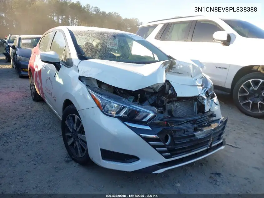 3N1CN8EV8PL838388 2023 Nissan Versa 1.6 Sv Xtronic Cvt