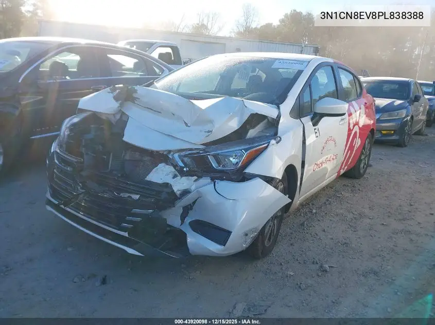 3N1CN8EV8PL838388 2023 Nissan Versa 1.6 Sv Xtronic Cvt