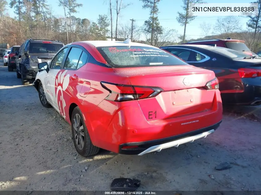 3N1CN8EV8PL838388 2023 Nissan Versa 1.6 Sv Xtronic Cvt