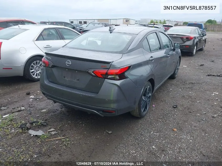 2024 Nissan Versa VIN: 3N1CN8FV5RL878557 Lot: 12045629