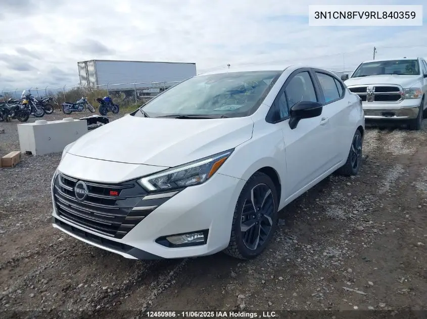 3N1CN8FV9RL840359 2024 Nissan Versa Sr