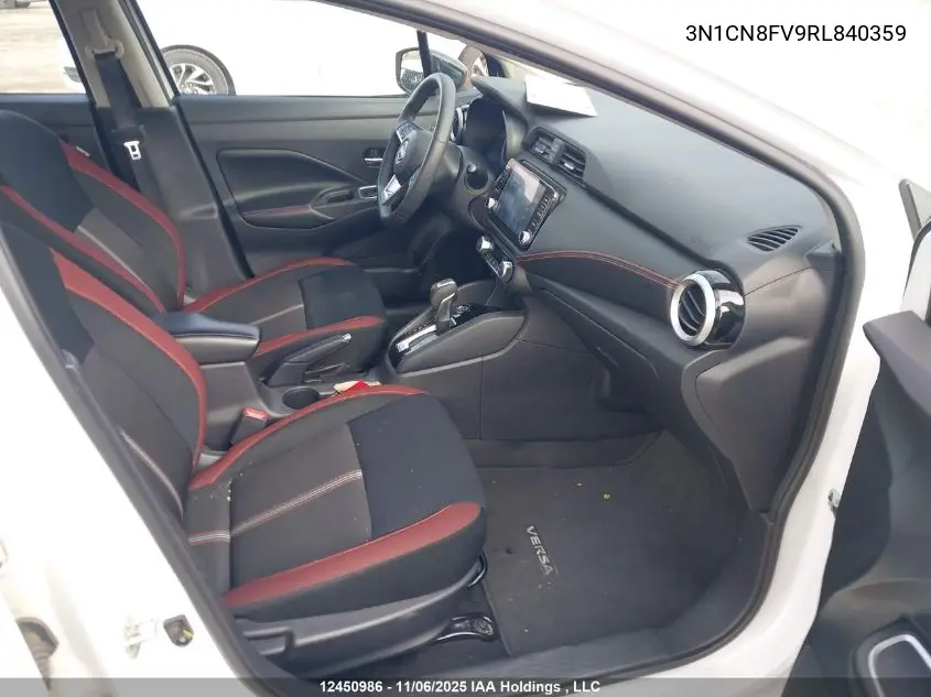 3N1CN8FV9RL840359 2024 Nissan Versa Sr
