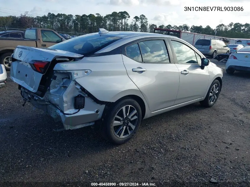 2024 Nissan Versa 1.6 Sv VIN: 3N1CN8EV7RL903086 Lot: 40458990