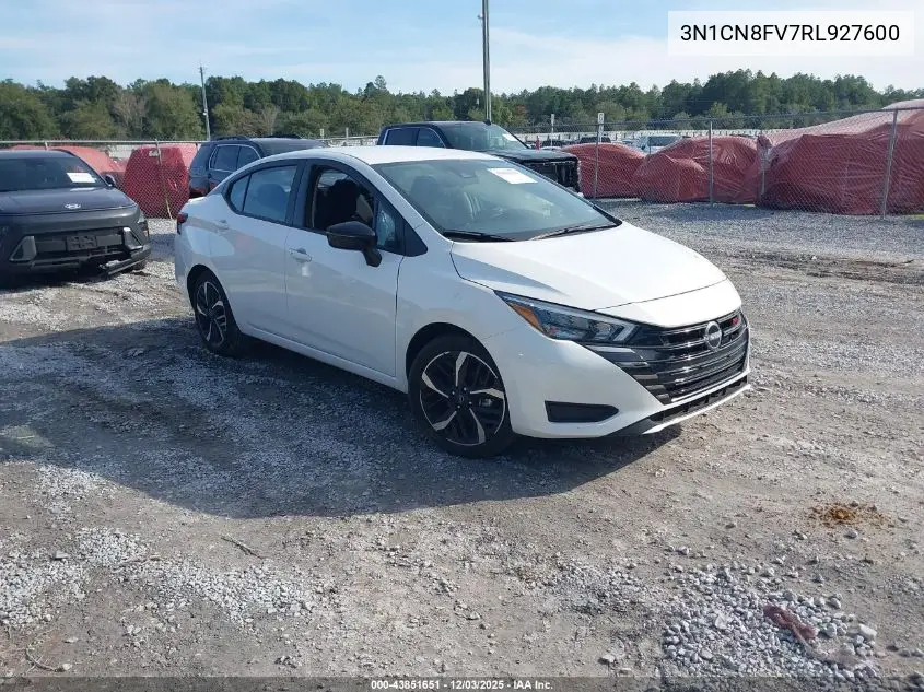 3N1CN8FV7RL927600 2024 Nissan Versa 1.6 Sr