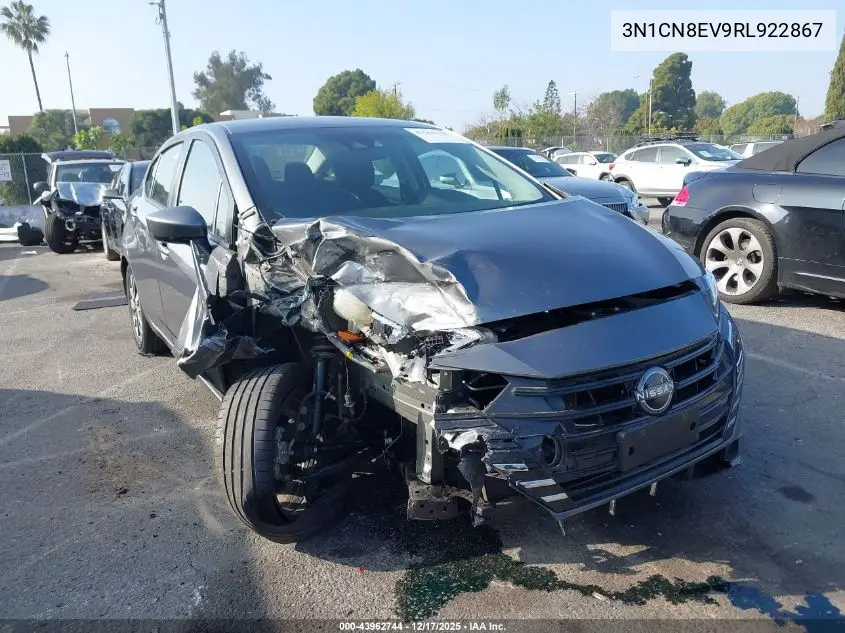 3N1CN8EV9RL922867 2024 Nissan Versa 1.6 Sv
