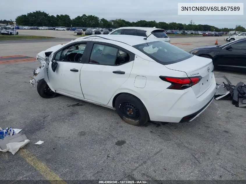3N1CN8DV6SL867589 2025 Nissan Versa 1.6 S