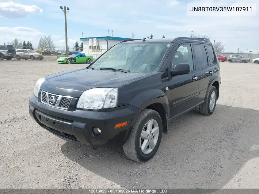 2005 Nissan X-Trail Xe/Se VIN: JN8BT08V35W107911 Lot: 12613029