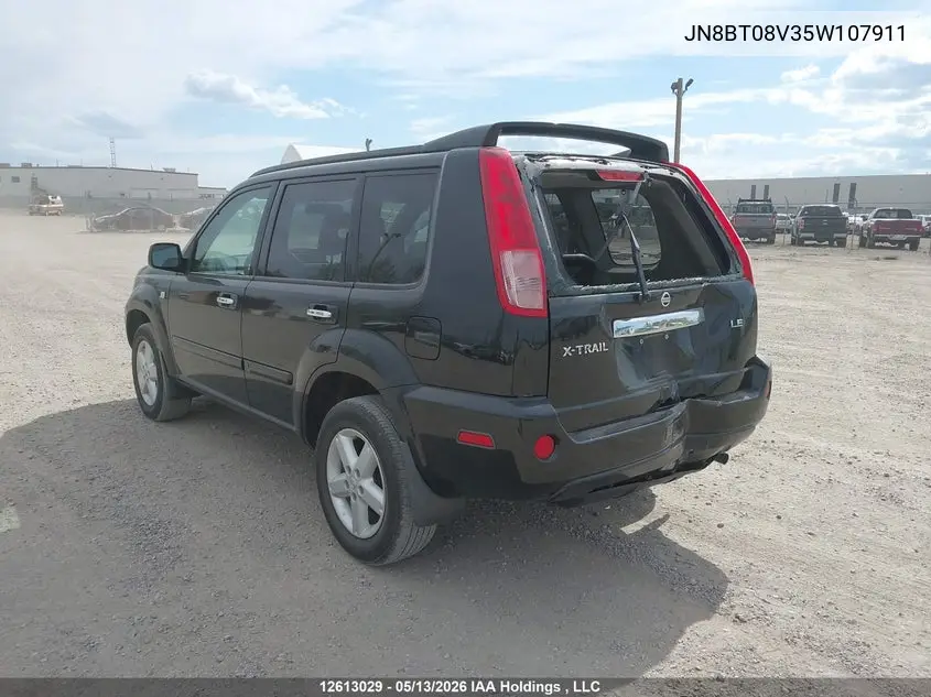 2005 Nissan X-Trail Xe/Se VIN: JN8BT08V35W107911 Lot: 12613029