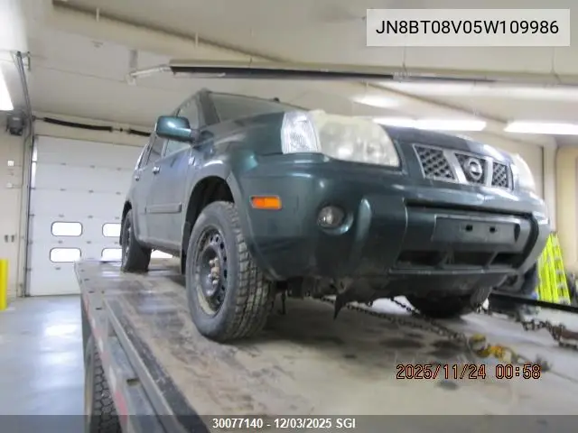 JN8BT08V05W109986 2005 Nissan X-Trail Xe/Se