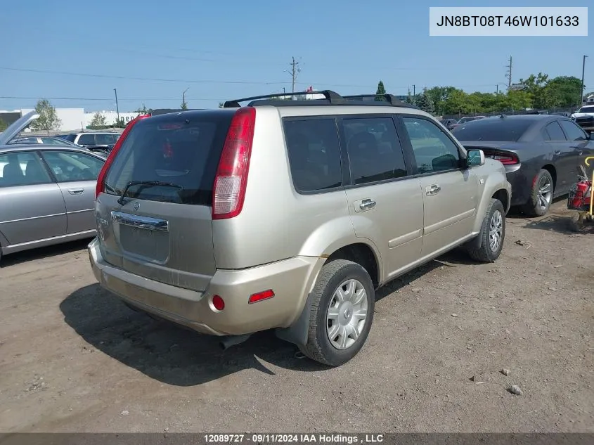 2006 Nissan X-Trail VIN: JN8BT08T46W101633 Lot: 12089727