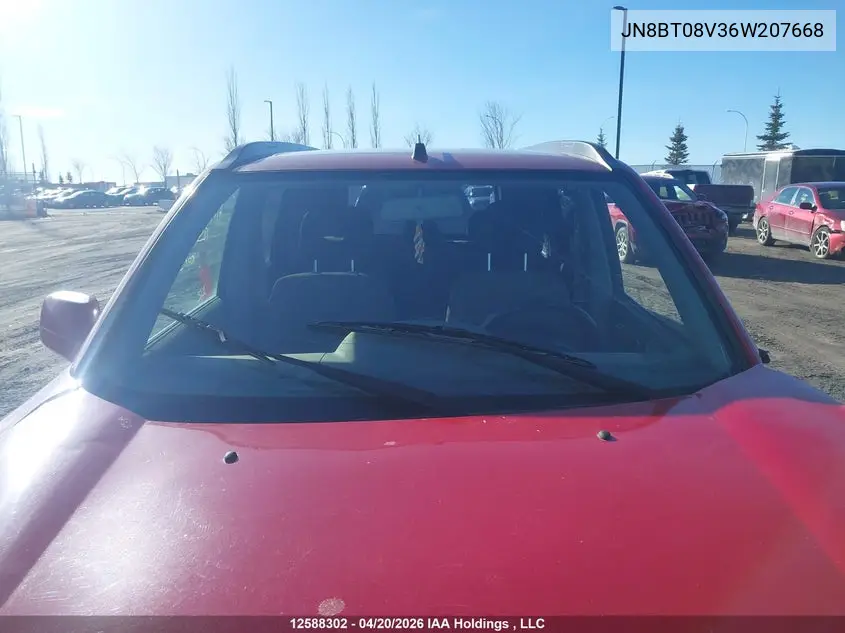 2006 Nissan X-Trail Xe/Se VIN: JN8BT08V36W207668 Lot: 12588302