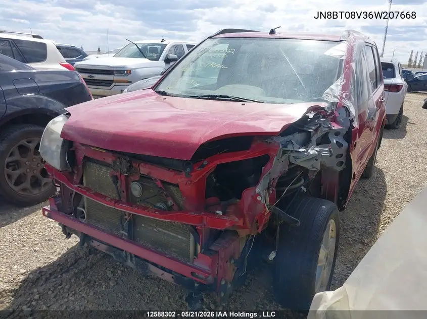 2006 Nissan X-Trail Xe/Se VIN: JN8BT08V36W207668 Lot: 12588302
