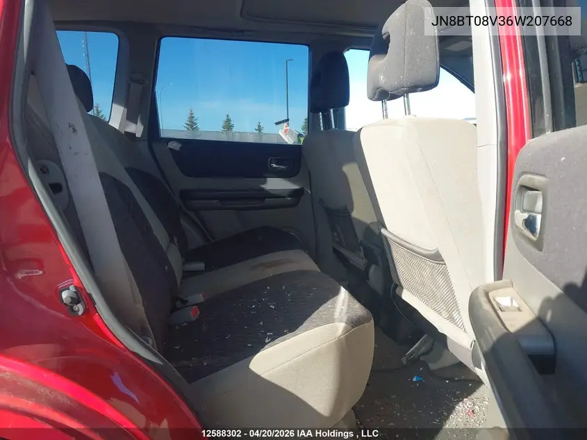 2006 Nissan X-Trail Xe/Se VIN: JN8BT08V36W207668 Lot: 12588302
