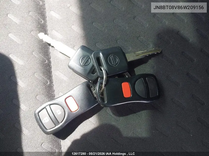 2006 Nissan X-Trail Bonavista Edition/Le/Se/Xe VIN: JN8BT08V86W209156 Lot: 12617280