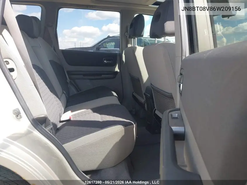 2006 Nissan X-Trail Bonavista Edition/Le/Se/Xe VIN: JN8BT08V86W209156 Lot: 12617280