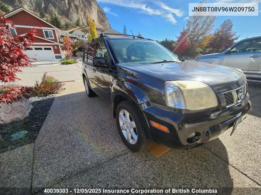 JN8BT08V96W209750 2006 Nissan X-Trail Xe/Se