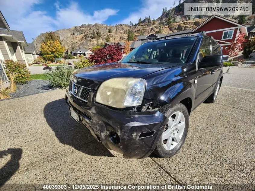 JN8BT08V96W209750 2006 Nissan X-Trail Xe/Se