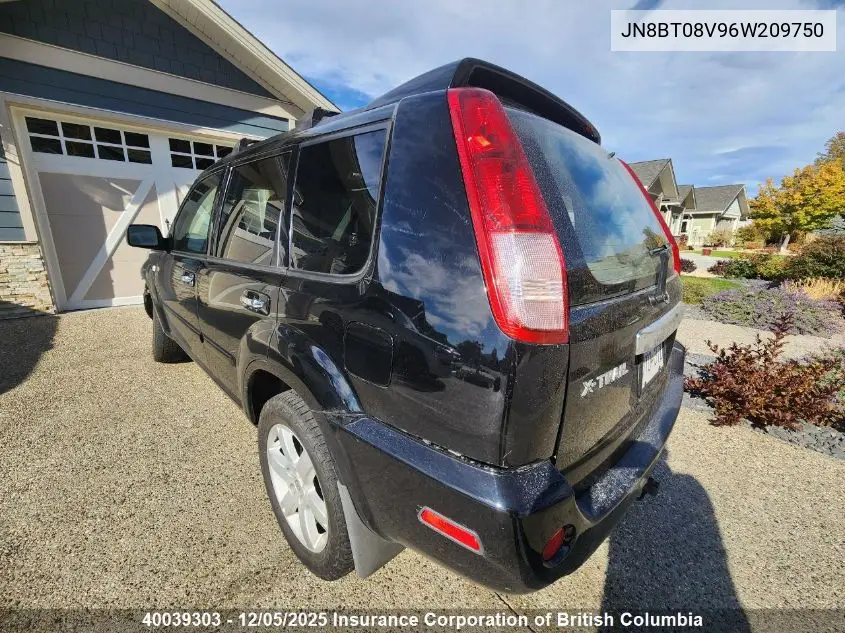 JN8BT08V96W209750 2006 Nissan X-Trail Xe/Se