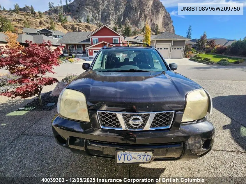 JN8BT08V96W209750 2006 Nissan X-Trail Xe/Se