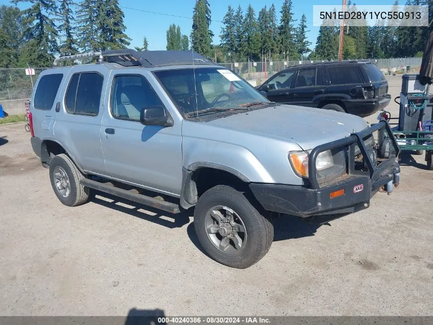 5N1ED28Y1YC550913 2000 Nissan Xterra Se/Xe