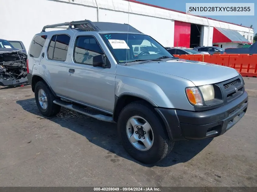 5N1DD28TXYC582355 2000 Nissan Xterra Xe I4