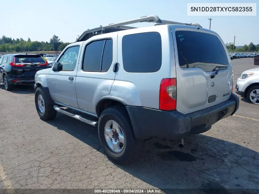 5N1DD28TXYC582355 2000 Nissan Xterra Xe I4