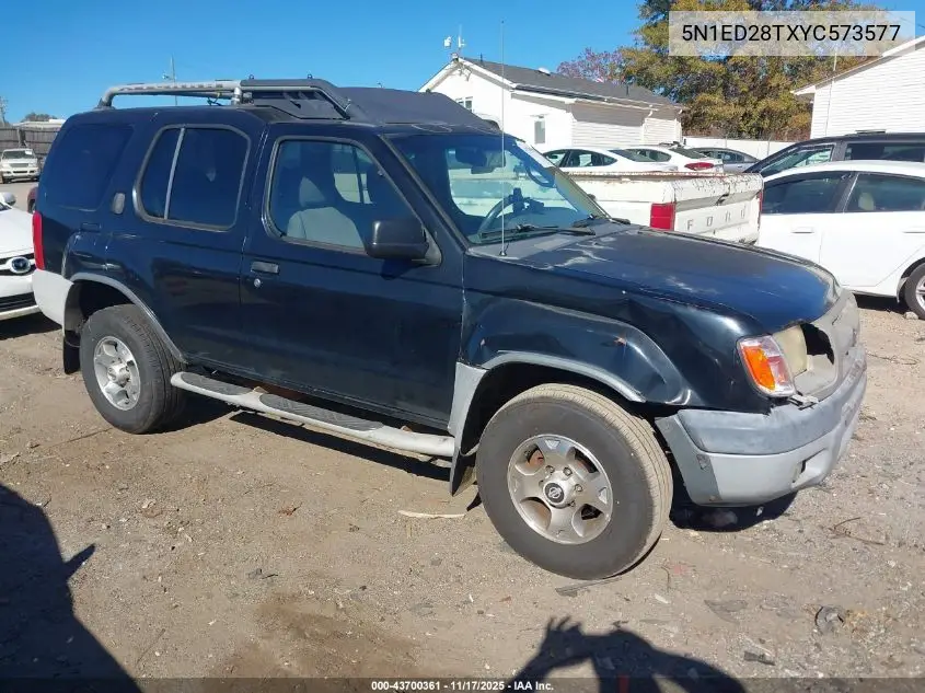 5N1ED28TXYC573577 2000 Nissan Xterra Se/Xe