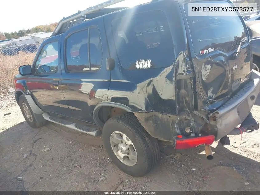 5N1ED28TXYC573577 2000 Nissan Xterra Se/Xe