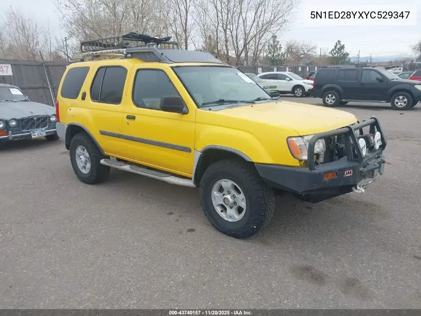 5N1ED28YXYC529347 2000 Nissan Xterra Se/Xe