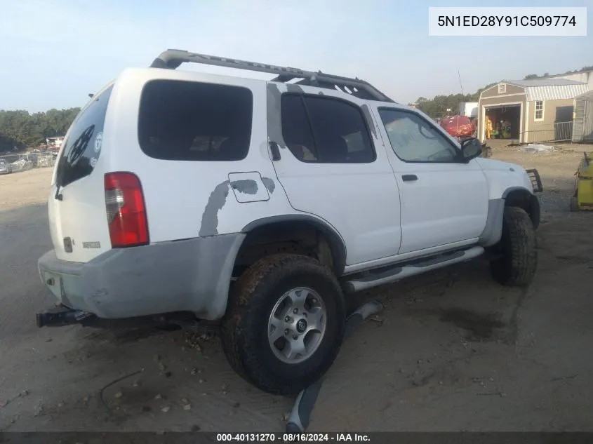 5N1ED28Y91C509774 2001 Nissan Xterra Xe/Se