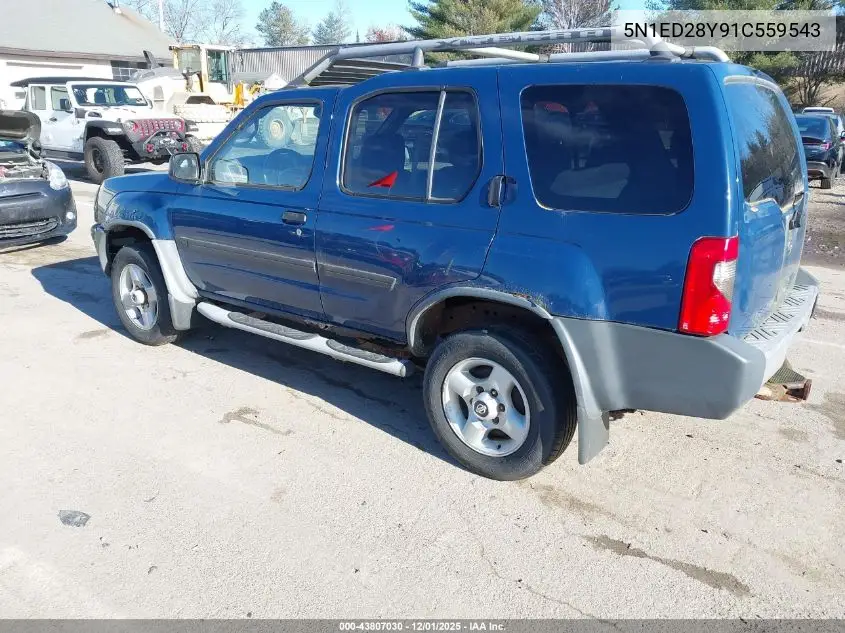 5N1ED28Y91C559543 2001 Nissan Xterra Se