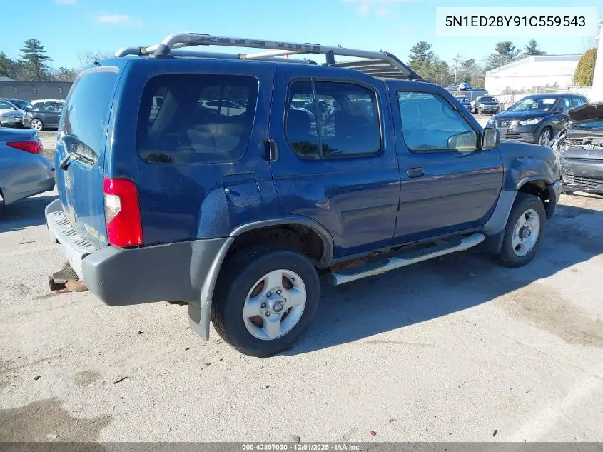 5N1ED28Y91C559543 2001 Nissan Xterra Se