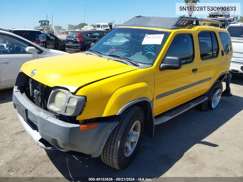 5N1ED28T53C690833 2003 Nissan Xterra Xe