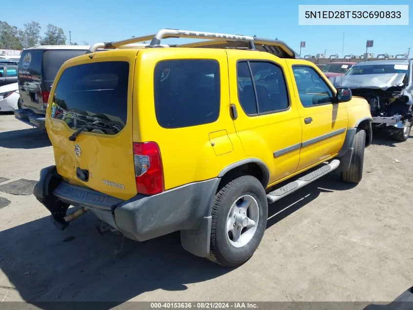 5N1ED28T53C690833 2003 Nissan Xterra Xe