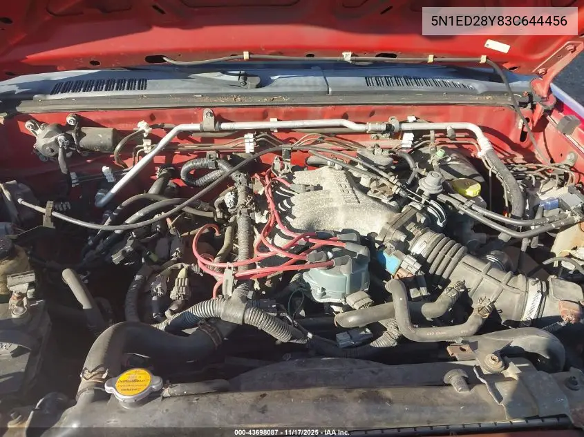 5N1ED28Y83C644456 2003 Nissan Xterra Xe