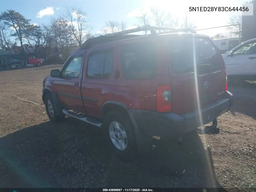 5N1ED28Y83C644456 2003 Nissan Xterra Xe