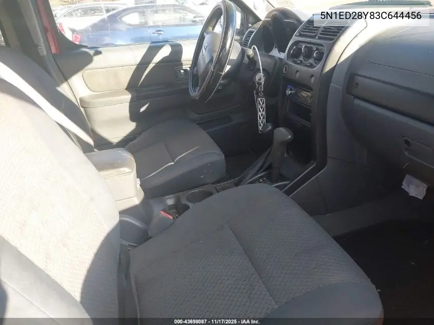 5N1ED28Y83C644456 2003 Nissan Xterra Xe