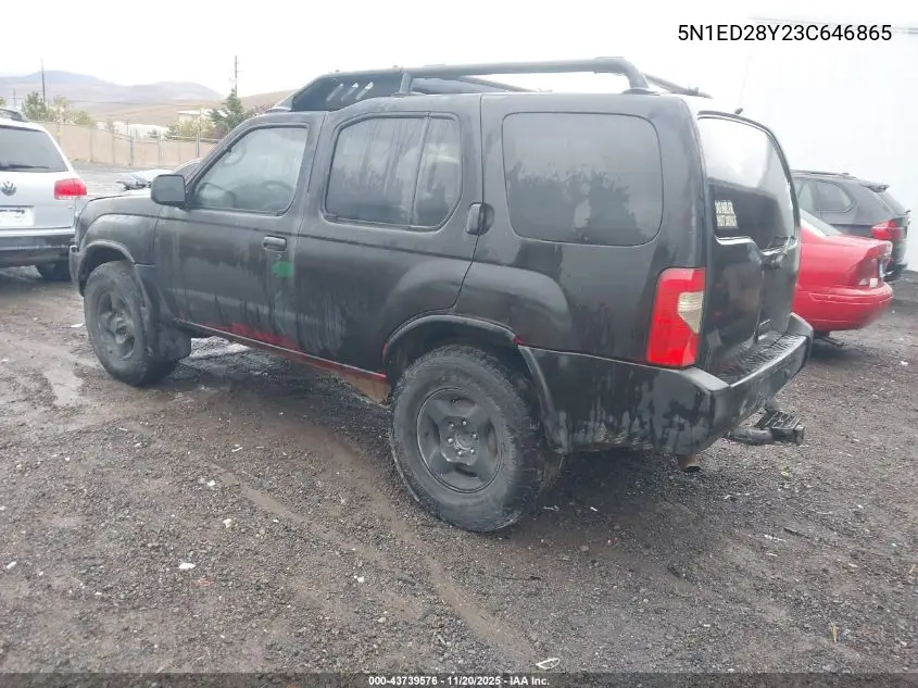 5N1ED28Y23C646865 2003 Nissan Xterra Xe