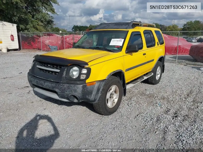 5N1ED28T53C671263 2003 Nissan Xterra Xe