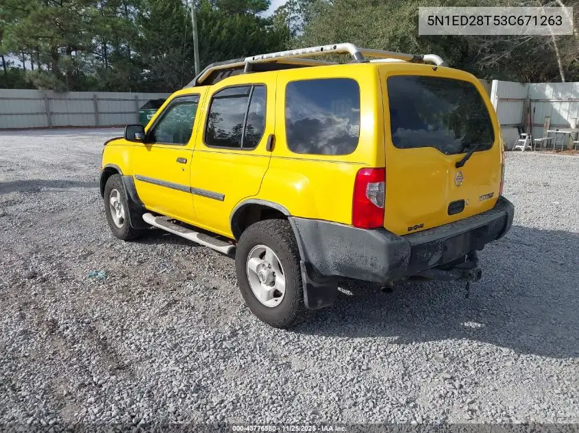 5N1ED28T53C671263 2003 Nissan Xterra Xe