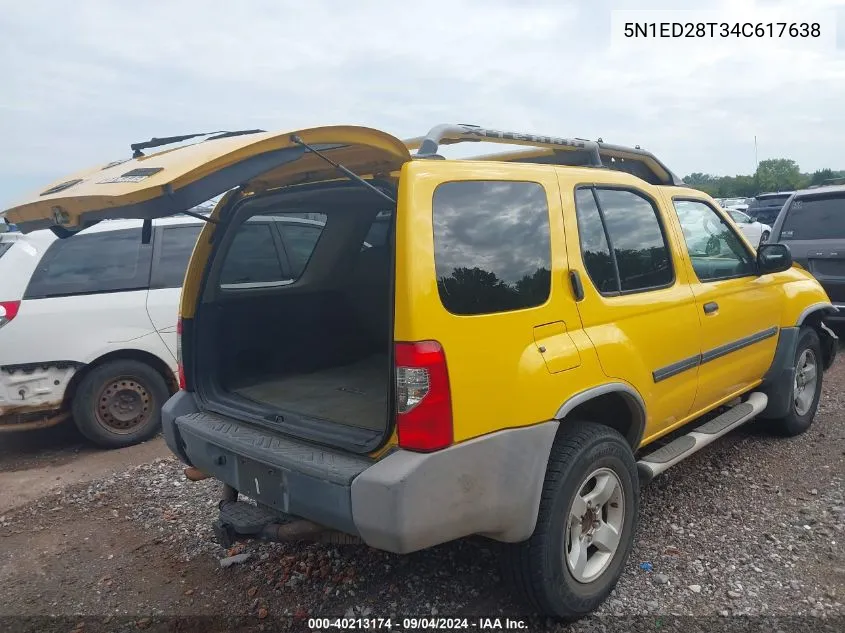 5N1ED28T34C617638 2004 Nissan Xterra Xe