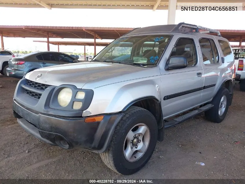 5N1ED28T04C656851 2004 Nissan Xterra Xe