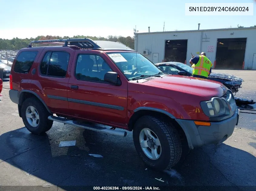 5N1ED28Y24C660024 2004 Nissan Xterra Xe/Se