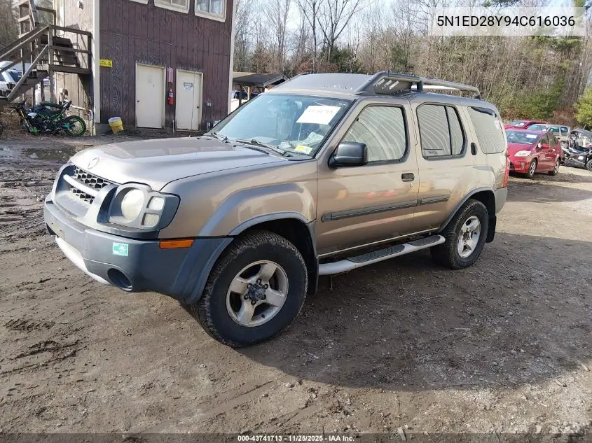 5N1ED28Y94C616036 2004 Nissan Xterra Xe