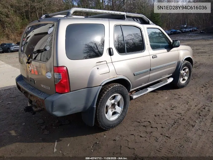 5N1ED28Y94C616036 2004 Nissan Xterra Xe