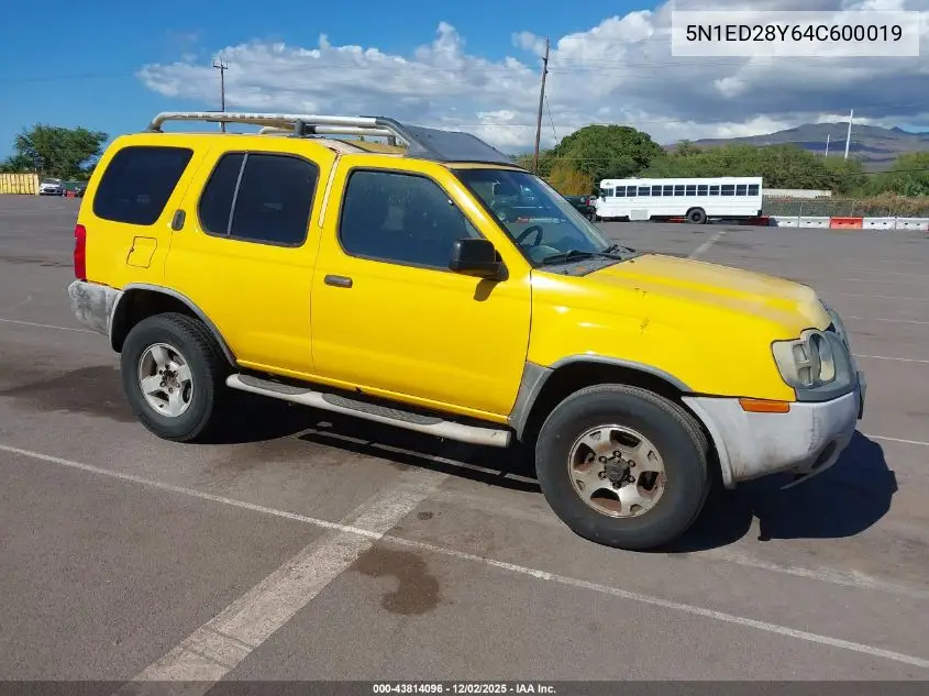 5N1ED28Y64C600019 2004 Nissan Xterra Xe