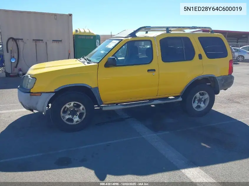 5N1ED28Y64C600019 2004 Nissan Xterra Xe