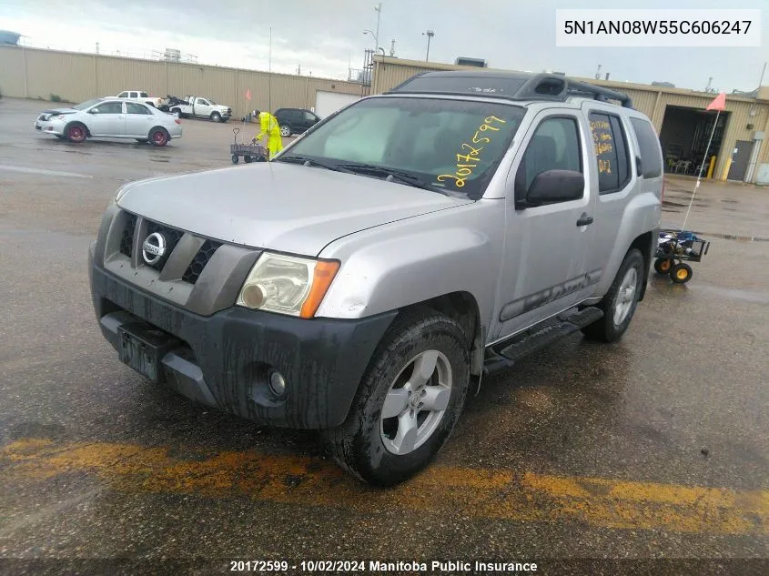 5N1AN08W55C606247 2005 Nissan Xterra Se