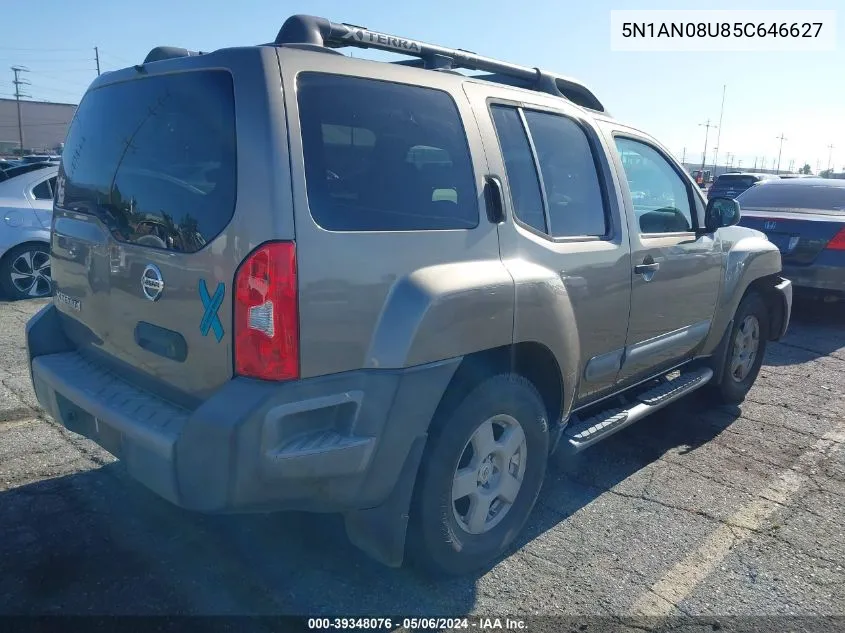 5N1AN08U85C646627 2005 Nissan Xterra S